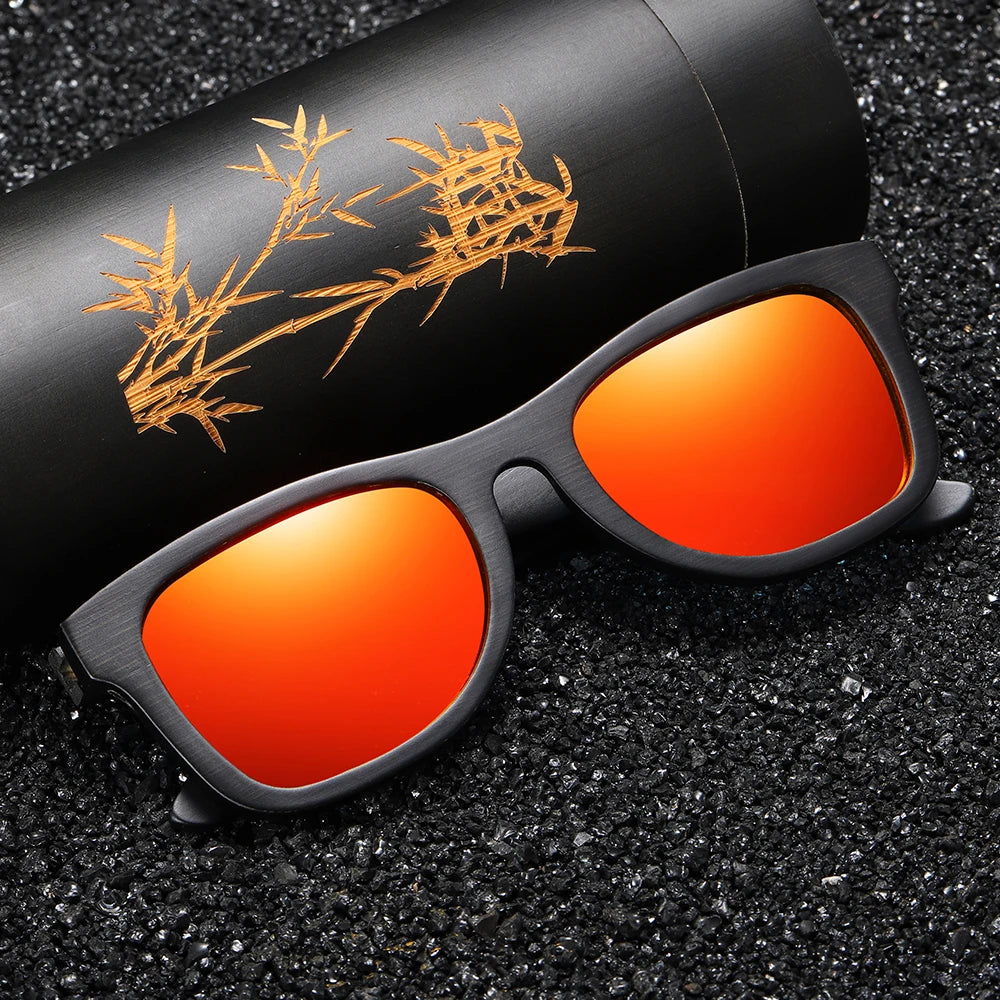 Bamboo Noir Sunglasses by Kyra Lux