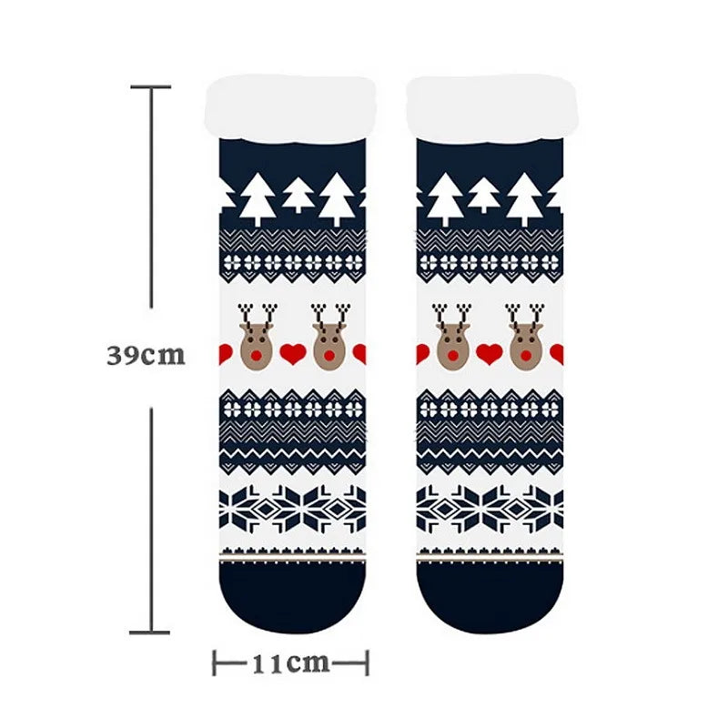 Reindeer Retreat Plush Socks