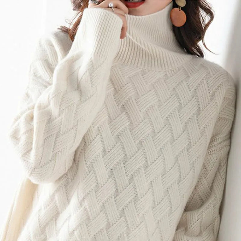 Timeless Twist Turtleneck Sweater