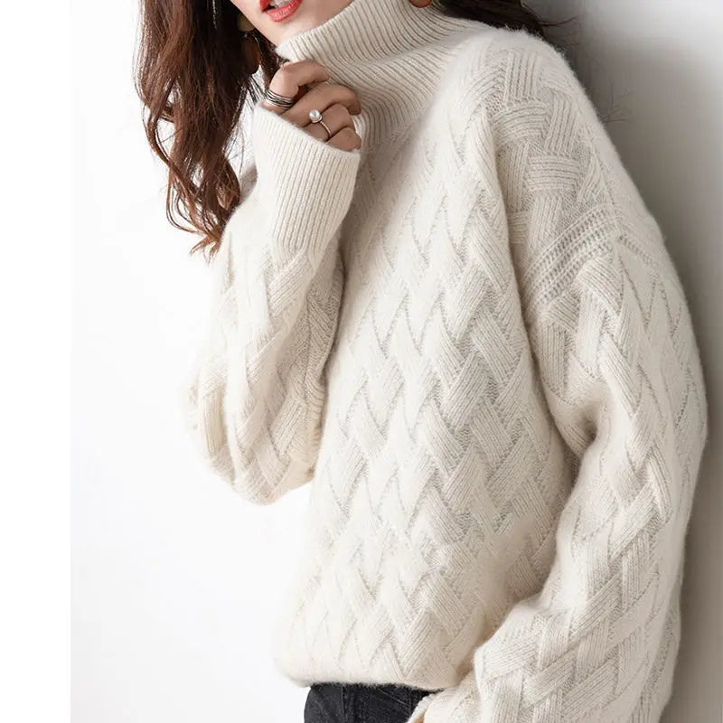 Timeless Twist Turtleneck Sweater