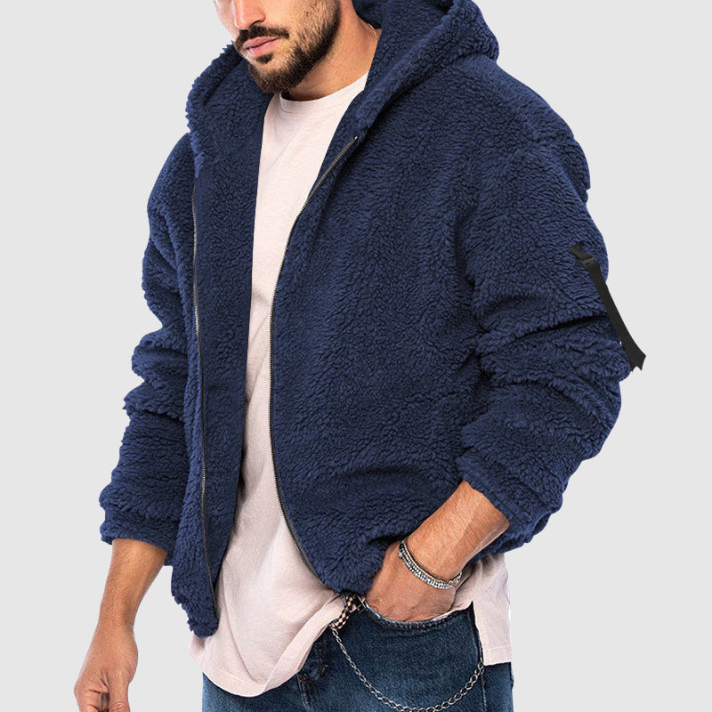 Grayson Modern Fluff Hooded Jacket
