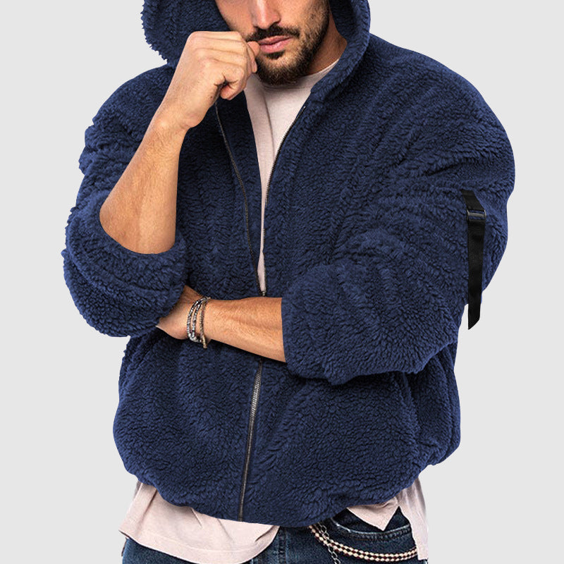 Grayson Modern Fluff Hooded Jacket