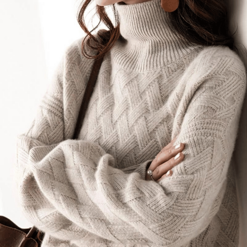 HeatherHaven Rollneck Sweater