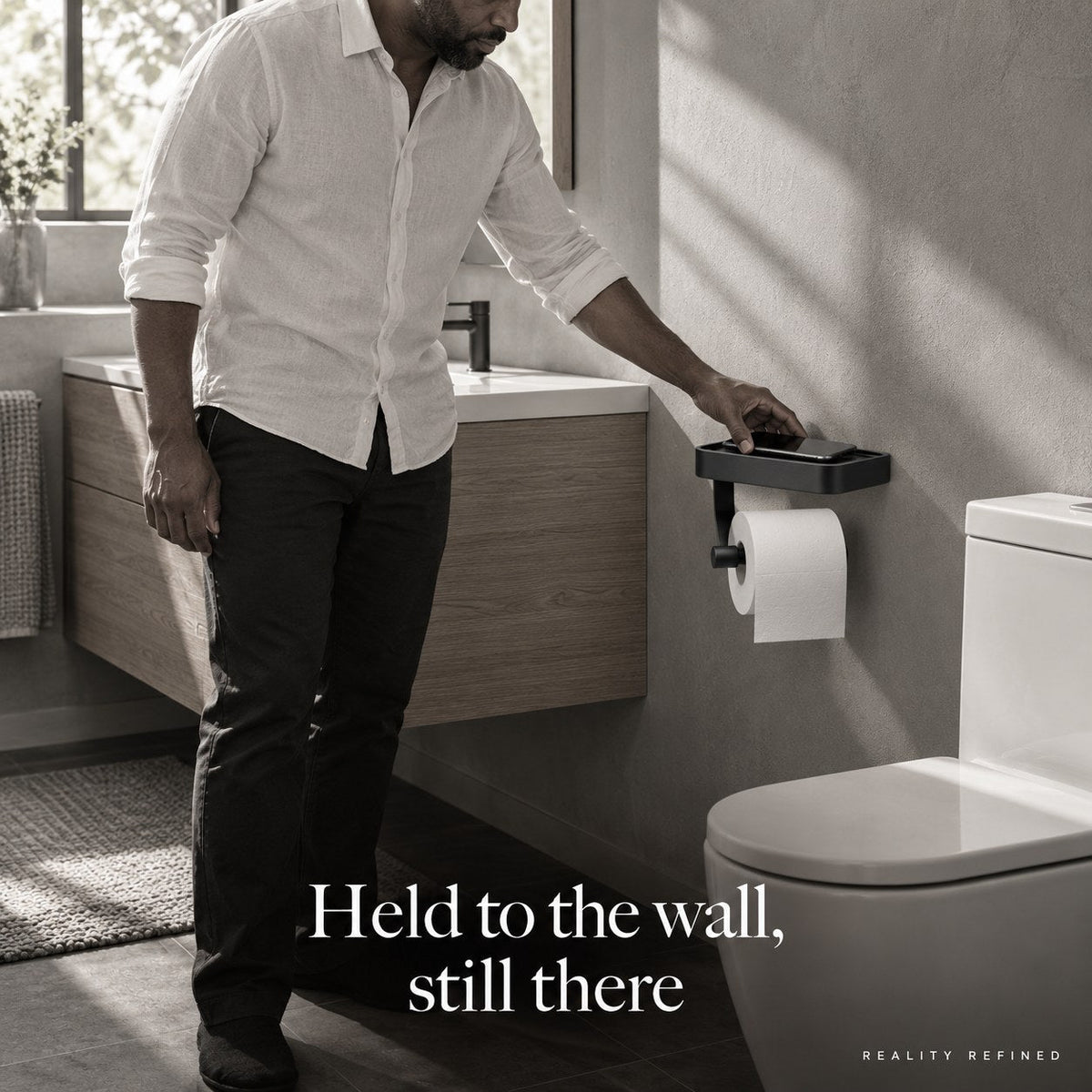 SleekShelf Roll Holder: outcome