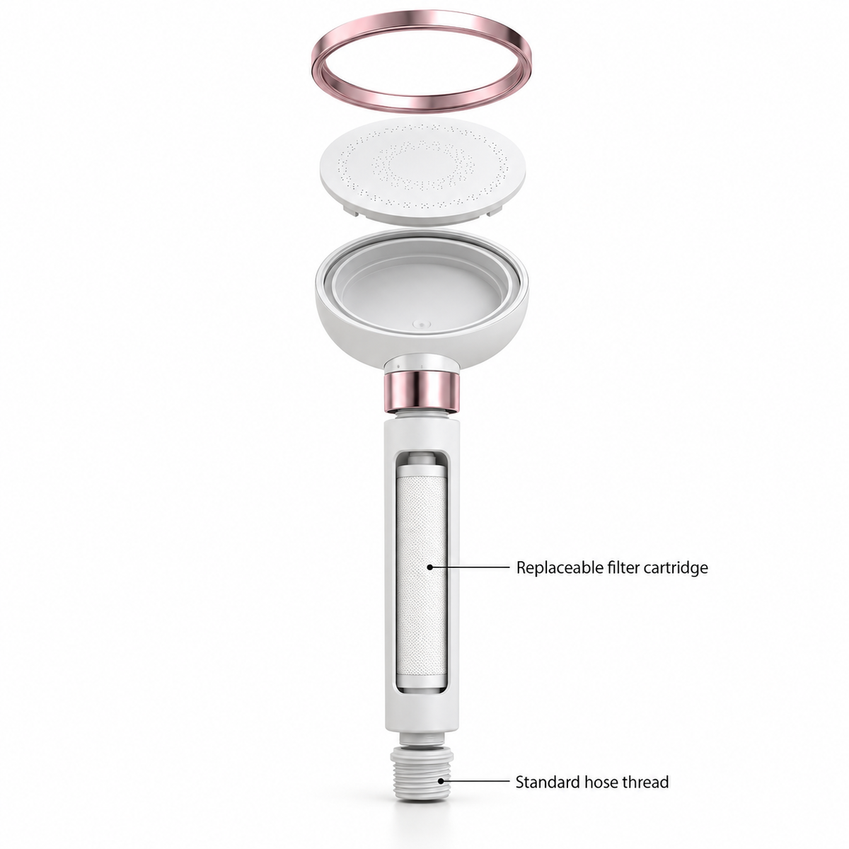 AquaPure Filtered Handheld Shower Head