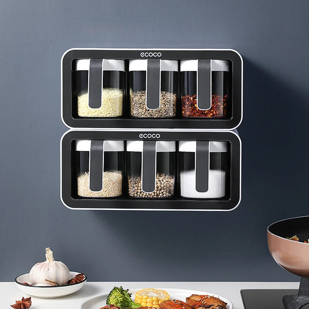Sleek Season & Spice Shelves