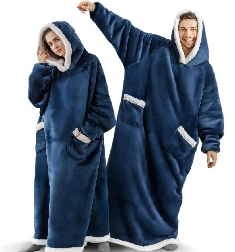 Hooded Plush Wrap LONG main image 0