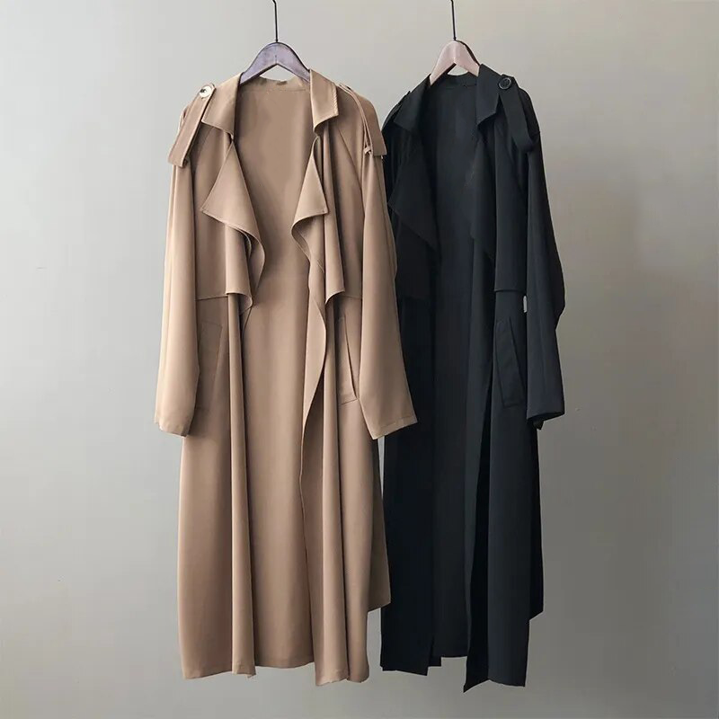 Simply Satin Classic Trench Coat