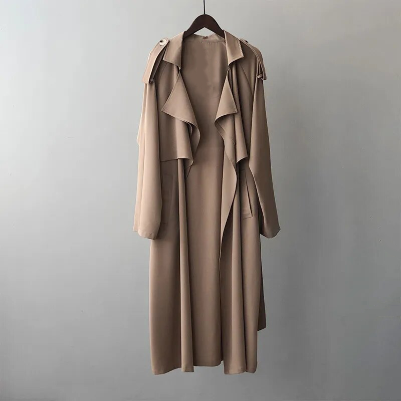 Simply Satin Classic Trench Coat