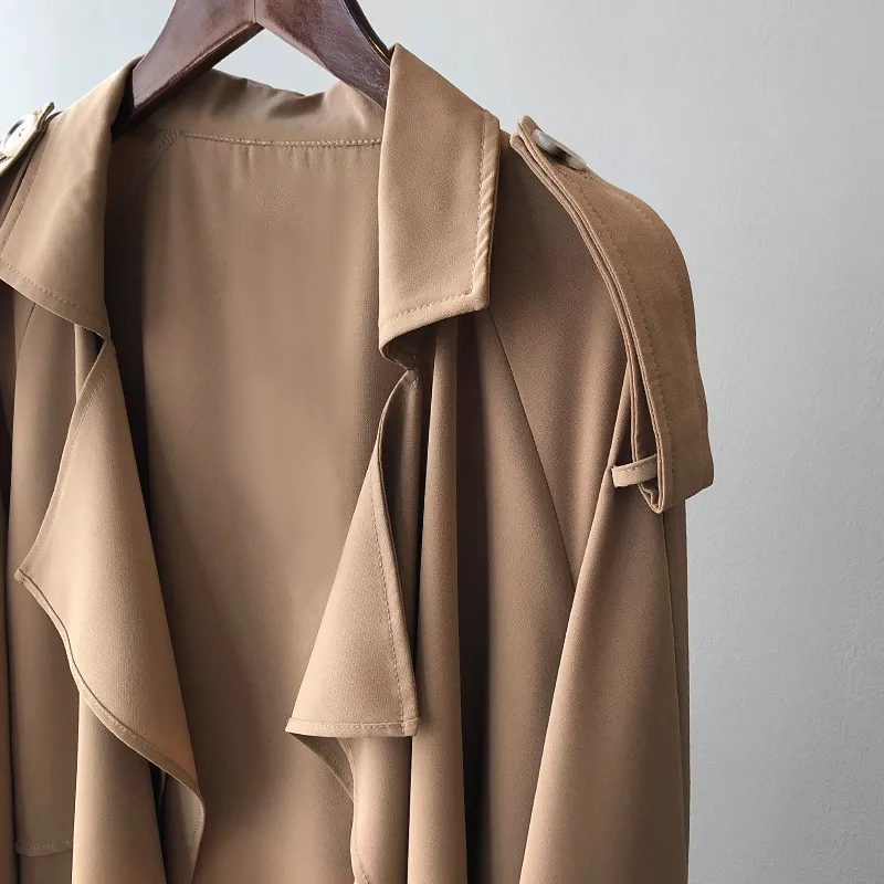 Simply Satin Classic Trench Coat