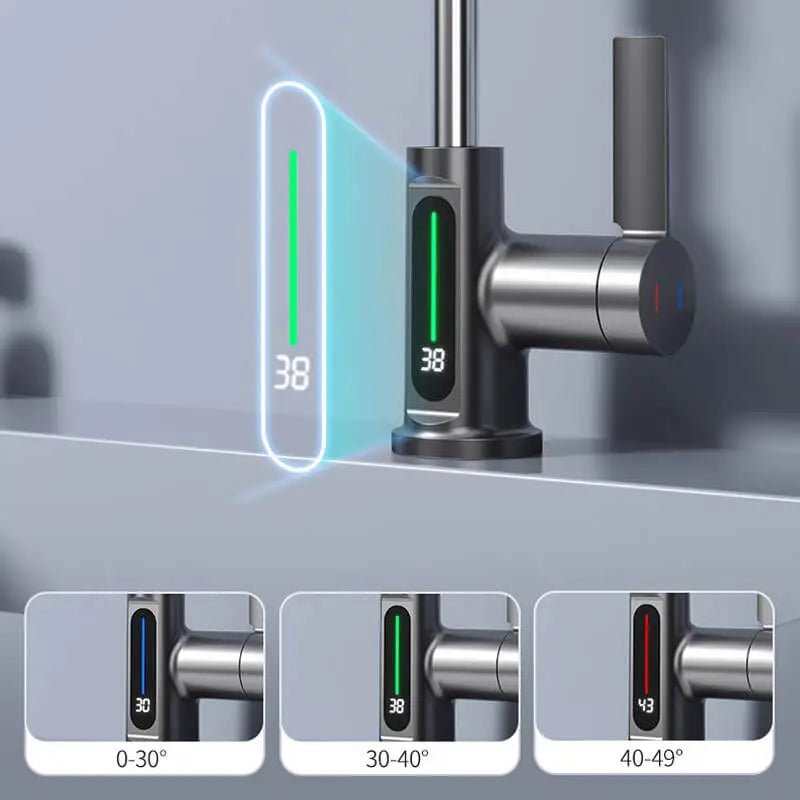 Dynamic Digital Waterfall Faucet - Reality Refined