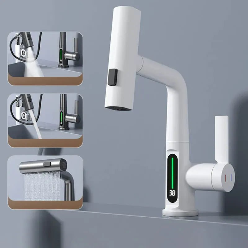 Dynamic Digital Waterfall Faucet - Reality Refined