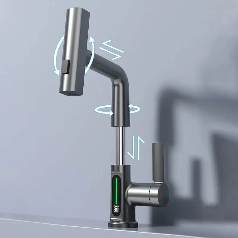 Dynamic Digital Waterfall Faucet - Reality Refined