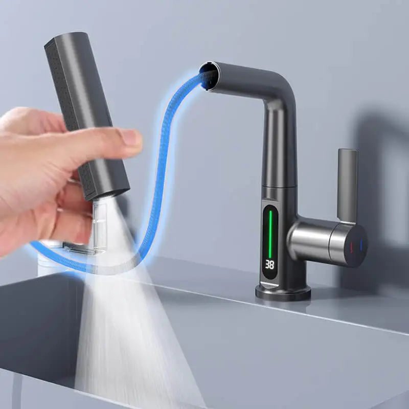 Dynamic Digital Waterfall Faucet - Reality Refined
