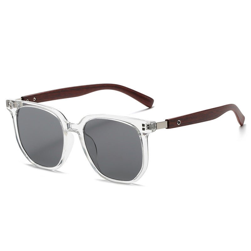 Sleek Vintage Wood Sunglasses - Reality Refined