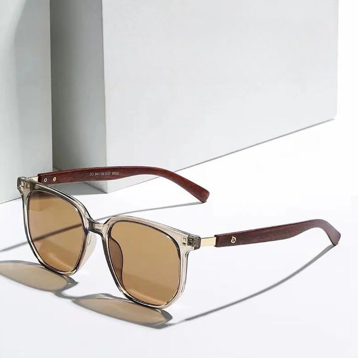 Sleek Vintage Wood Sunglasses - Reality Refined