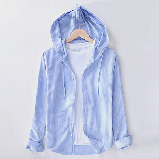 Cloudline Button-Up Hoodie