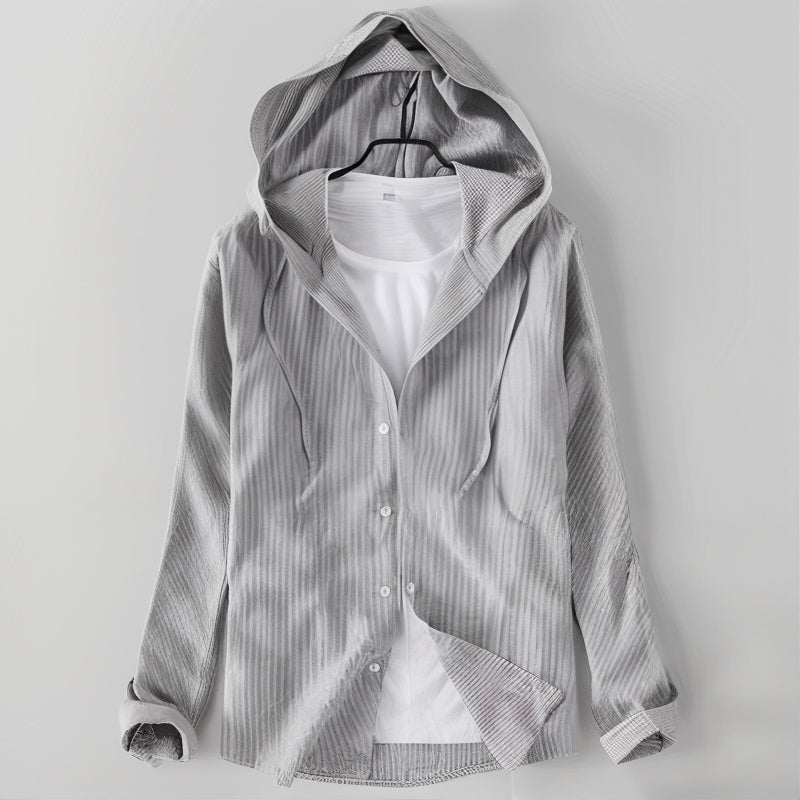 Cloudline Button-Up Hoodie