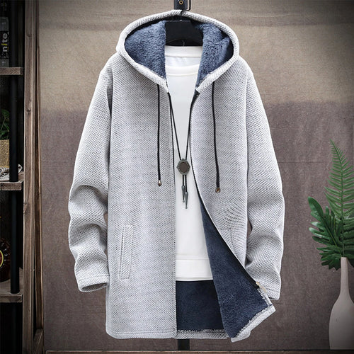 Eliot Grey Sherpa Hoodie