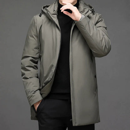 Aiden Reed Hooded Overcoat