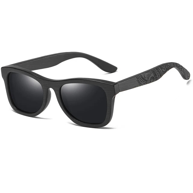 Bamboo Noir Sunglasses by Kyra Lux