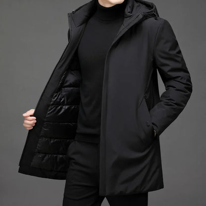 Aiden Reed Hooded Overcoat