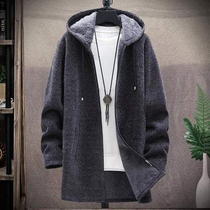 Eliot Grey Sherpa Hoodie