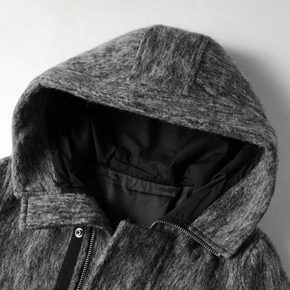 Gianni's Graphite Mystique Hooded Trench