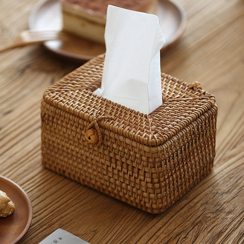 RattanWeave Luxe Tissue Dispenser