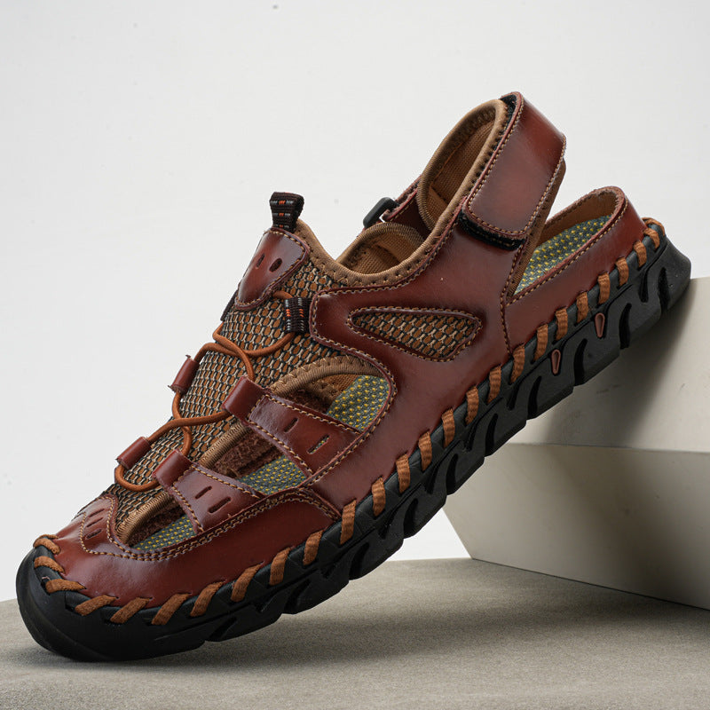 EcoGrip Leather Sandals