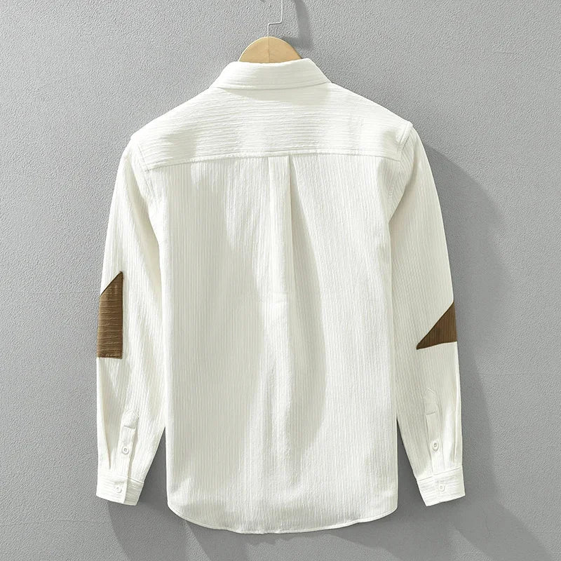 GeoStripe Cotton Shirt