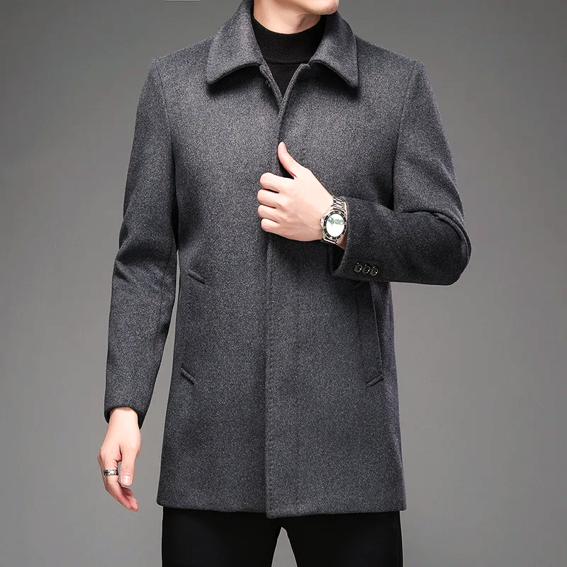 Twilight Tailor - Aiden Gray Fitted Overcoat