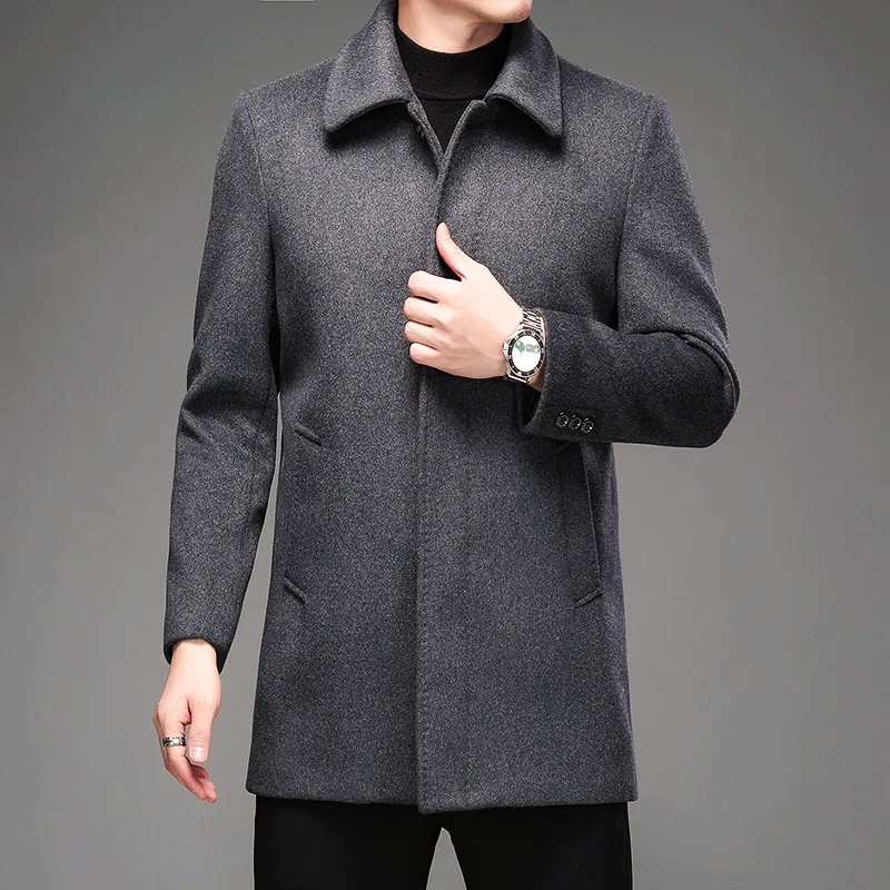 Twilight Tailor Aiden Gray Fitted Overcoat Reality Refined