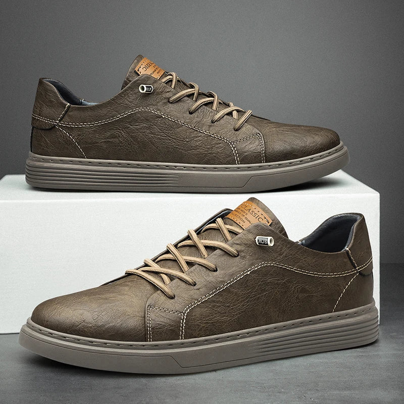 Stratford™ - Genuine Leather Sneakers
