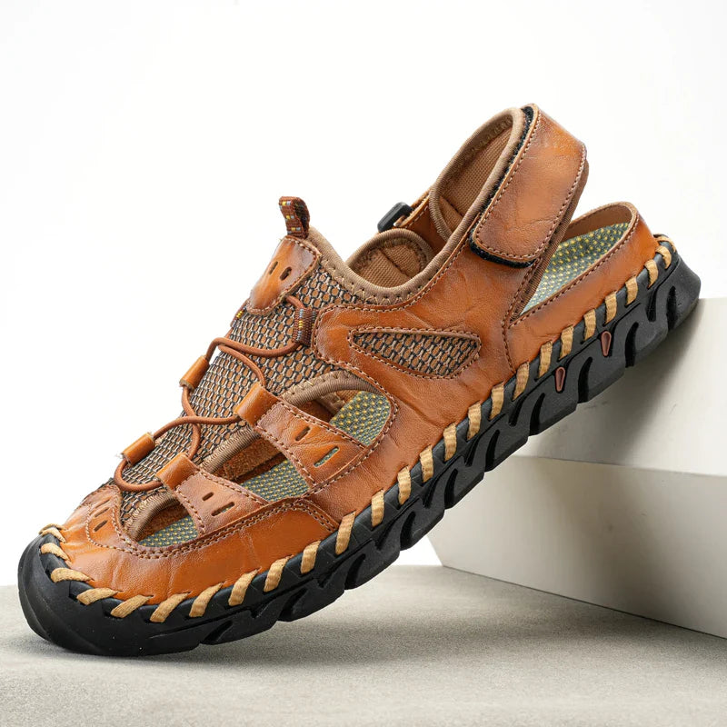 EcoGrip Leather Sandals