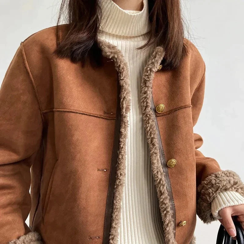 Toasty Trendsetter Suede Jacket