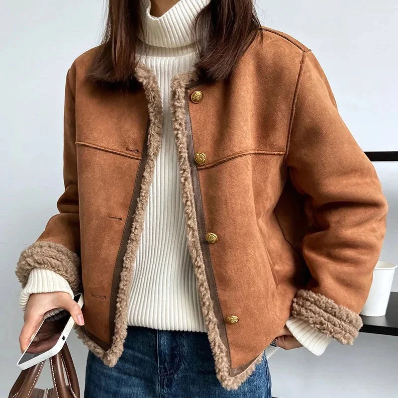 Toasty Trendsetter Suede Jacket