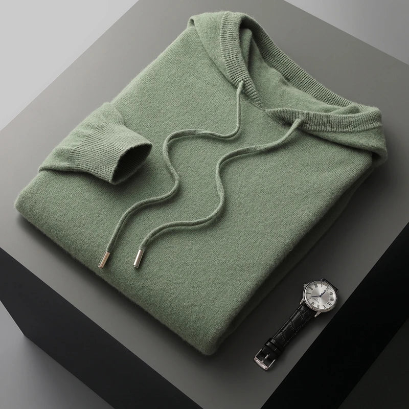 MossThread by Ava Reed - Modern Knit Hoodie