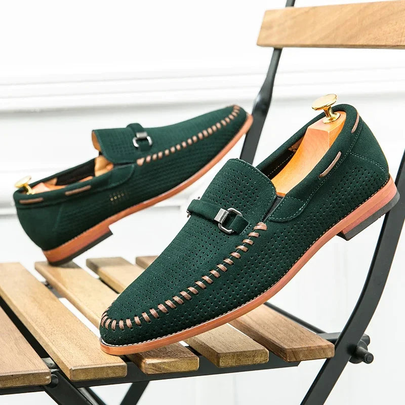 Moss Moccasins Leather Shoes