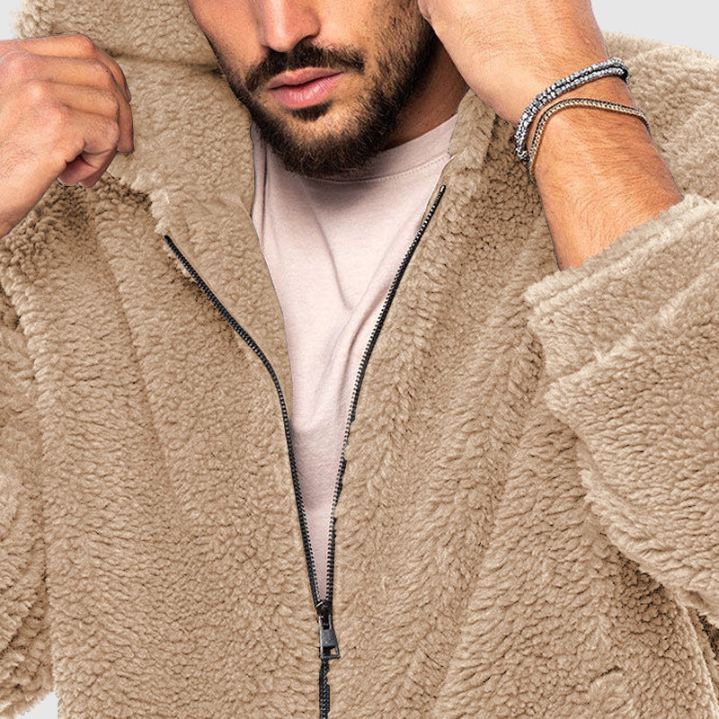 Grayson Modern Fluff Hooded Jacket