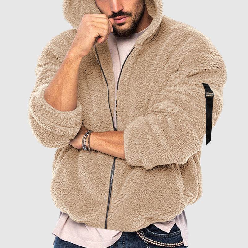 Grayson Modern Fluff Hooded Jacket