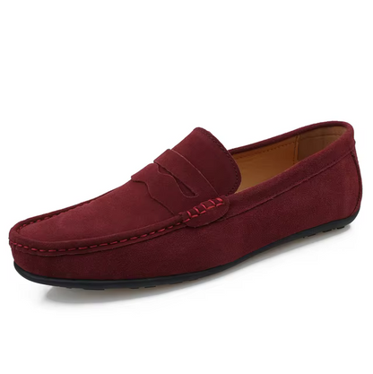 Sleek Suede Loafers