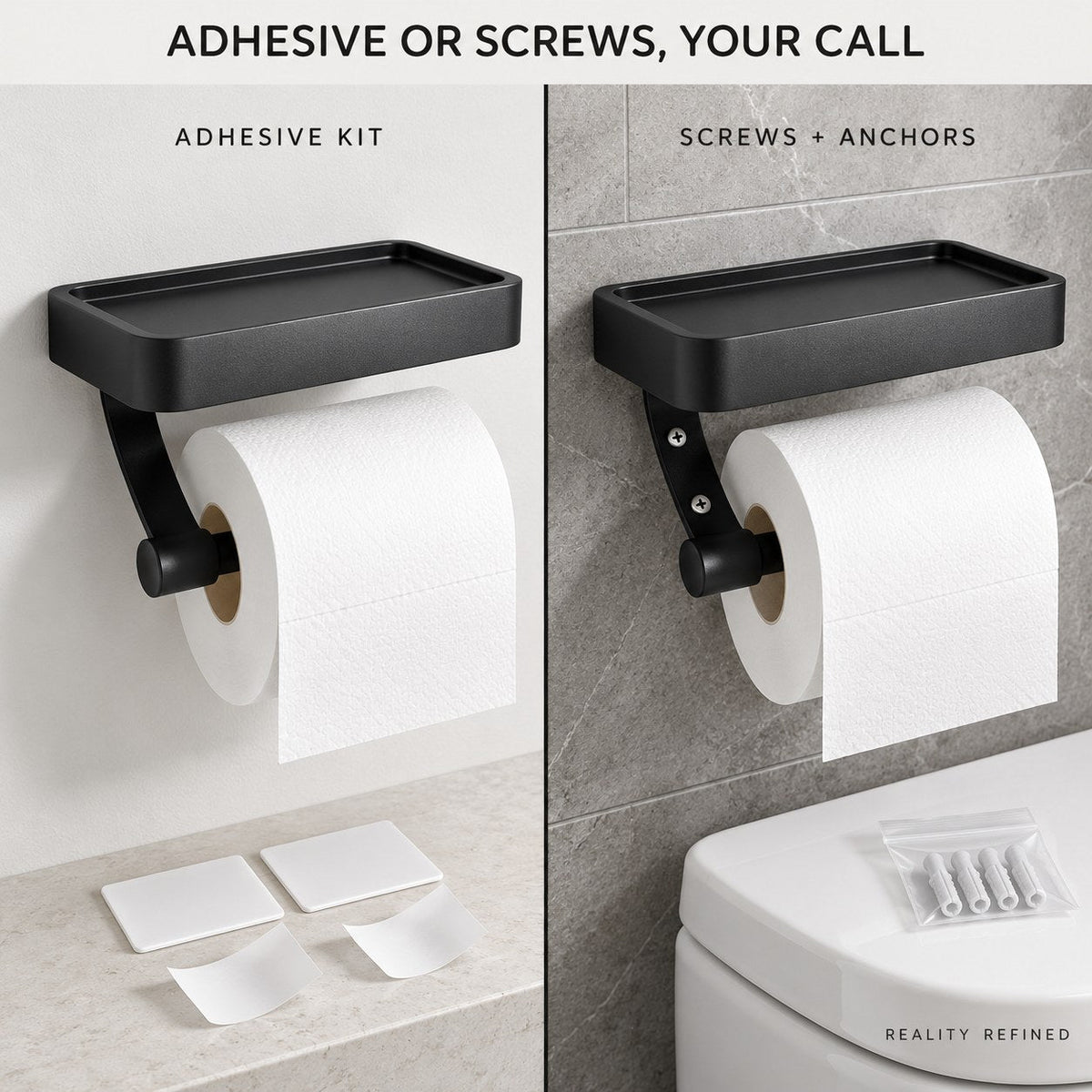 SleekShelf Roll Holder: why