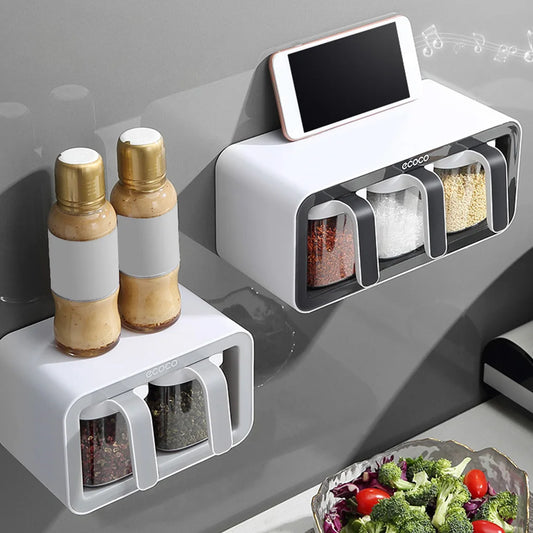 Sleek Season & Spice Shelves