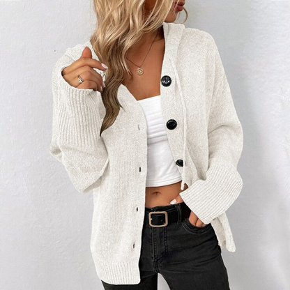 Taylor Monroe Hooded Knit Cardigan