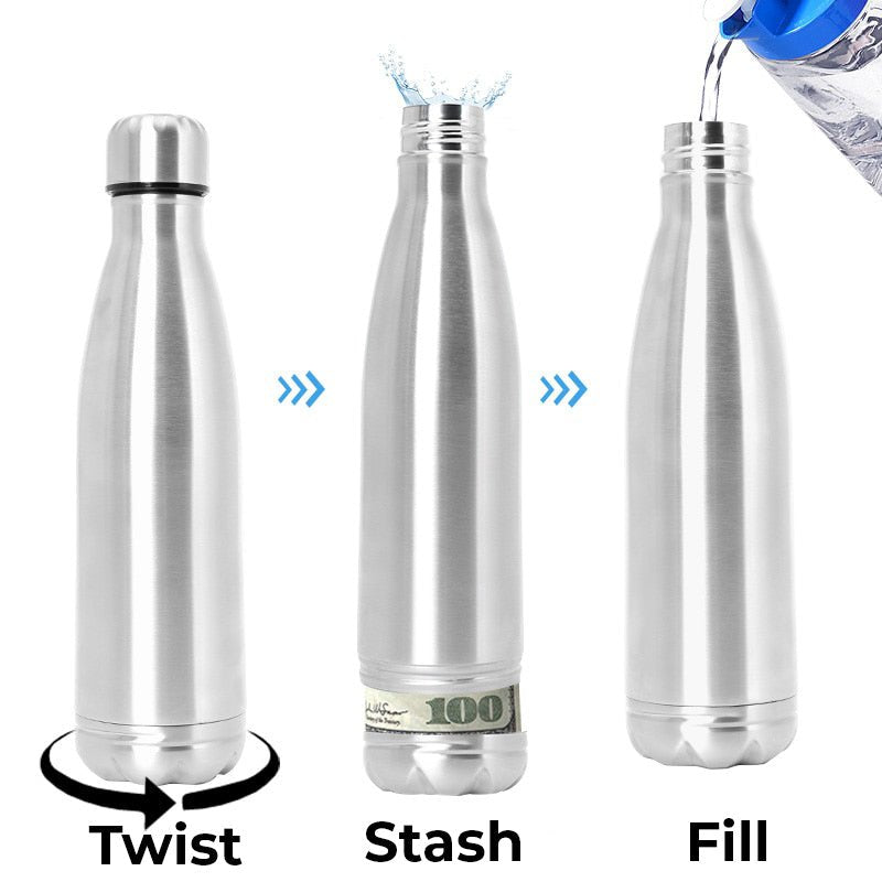 Secret-Stash Water Bottle - Reality Refined