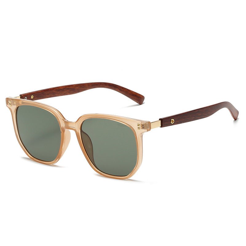 Sleek Vintage Wood Sunglasses - Reality Refined
